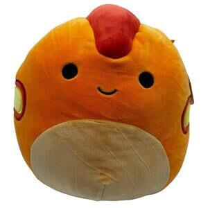 NEW NWT Squishmallow 11 inch Nichelle Parasaurolophus Orange Dinosaur Plush